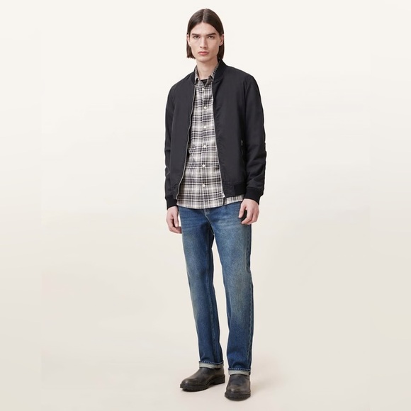 All Saints BASSET BOMBER JACKET Black